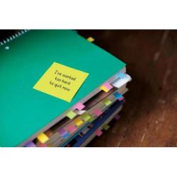 Zestaw promocyjny zakładek POST-IT (683-4), PP, 11,9x43,2mm, 4x(4x35kart.) +2x(4x35kart.)GRATIS, mix kolorów