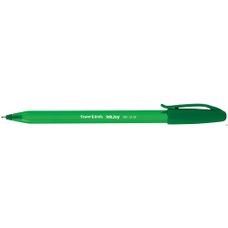 Długopis Paper Mate INKJOY 100 CAP M zielony z zatyczką, 1 mm końcówka, gładkie pisanie