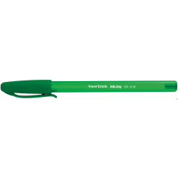 Długopis Paper Mate INKJOY 100 CAP M zielony z zatyczką, 1 mm końcówka, gładkie pisanie