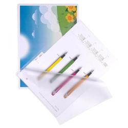 Folia do laminowania OFFICE PRODUCTS, 65x95mm, 2x125mikr., błyszcząca, 100szt., transparentna