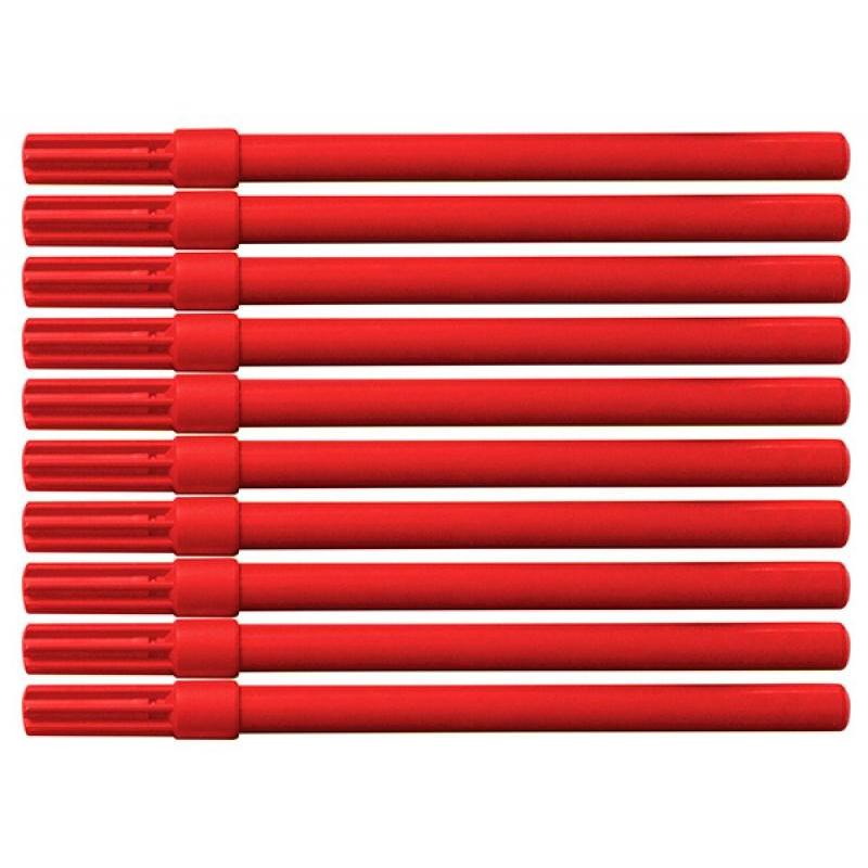 Flamaster biurowy OFFICE PRODUCTS, 10szt., czerwony