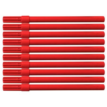 Flamaster biurowy OFFICE PRODUCTS, 10szt., czerwony