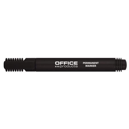Marker permanentny OFFICE PRODUCTS, okrągły, 1-3mm (linia), czarny