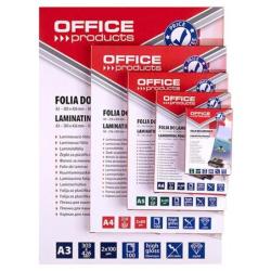 Folia do laminowania OFFICE PRODUCTS, A6, 2x100mikr., błyszcząca, 100szt., transparentna