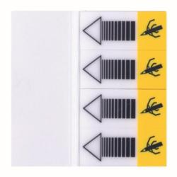 Zakładki indeksujące Q-CONNECT Sign-here, PP, 20x45mm, 4x40 kart.