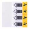 Zakładki indeksujące Q-CONNECT Sign-here, PP, 20x45mm, 4x40 kart.