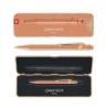 Długopis CARAN D'ACHE 849 Brut Rose, M, w pudełku, różowe złoto
