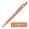 Długopis CARAN D'ACHE 849 Brut Rose, M, w pudełku, różowe złoto