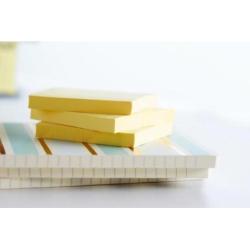 Karteczki samoprzylepne POST-IT Recycled Notes (653-1T), 38x51mm, 24x100 kart., żółty