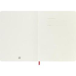 Notes MOLESKINE Classic XL (19x25cm) gładki, miękka oprawa, 192 strony, czerwony