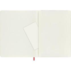 Notes MOLESKINE Classic XL (19x25cm) gładki, miękka oprawa, 192 strony, czerwony