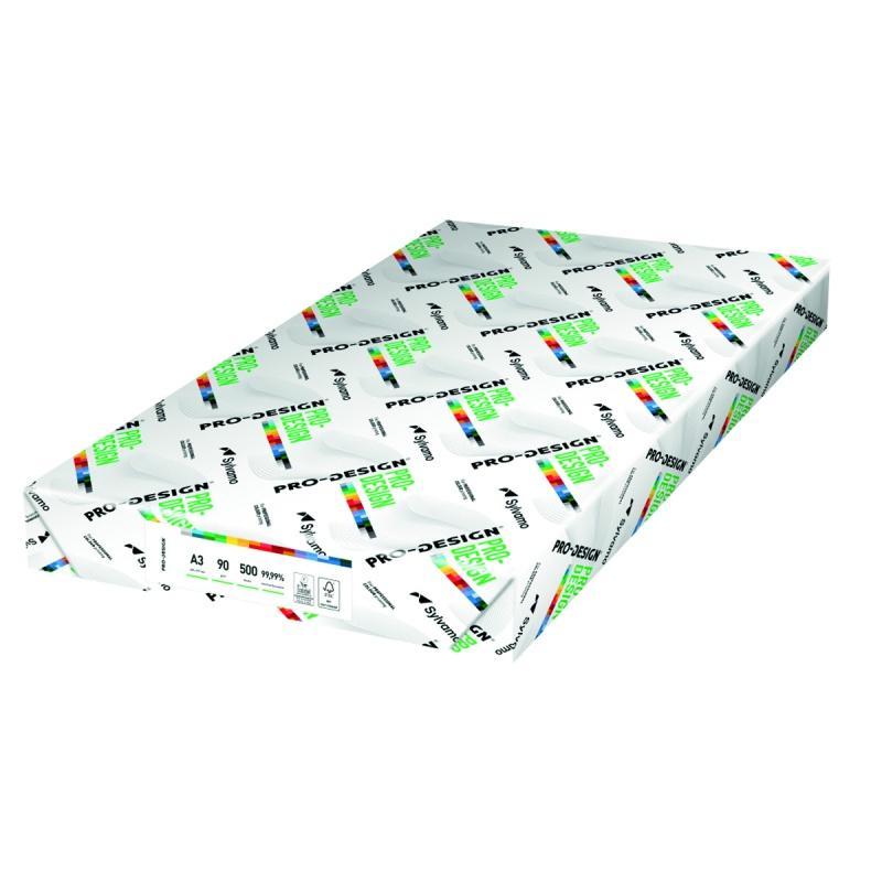 PAKIET Papier ksero PRO-DESIGN FSC, satynowany, klasa A++, A3, 168CIE, 90gsm, 500 ark.