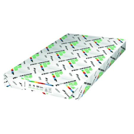 PAKIET Papier ksero PRO-DESIGN FSC, satynowany, klasa A++, A3, 168CIE, 90gsm, 500 ark.