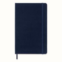 Notes MOLESKINE Classic L (13x21 cm) w kropki, twarda oprawa, sapphire blue, 240 stron, niebieski