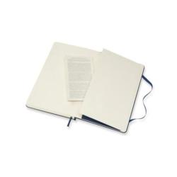 Notes MOLESKINE Classic L (13x21 cm) w kropki, twarda oprawa, sapphire blue, 240 stron, niebieski