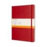Notes MOLESKINE Classic XL (19x25 cm) w linie, twarda oprawa, 192 strony, czerwony