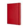 Notes MOLESKINE Classic XL (19x25 cm) w linie, twarda oprawa, 192 strony, czerwony