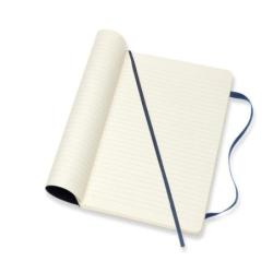 Notes MOLESKINE L (13x21cm) w linie, miękka oprawa, sapphire blue, 192 strony, niebieski