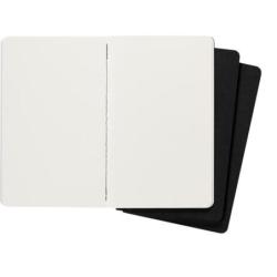 Zestaw 3 Zeszytów MOLESKINE Cahier Journals L (13x21cm) gładki, 80 stron, czarny