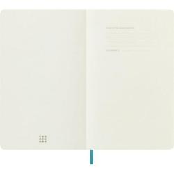Notes MOLESKINE L (13x21 cm) gładki, miękka oprawa, reef blue, 192 strony, niebieski