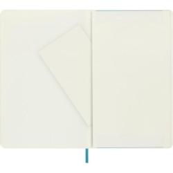 Notes MOLESKINE L (13x21 cm) gładki, miękka oprawa, reef blue, 192 strony, niebieski