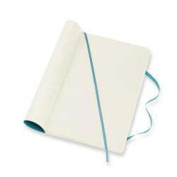 Notes MOLESKINE L (13x21 cm) gładki, miękka oprawa, reef blue, 192 strony, niebieski