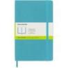 Notes MOLESKINE L (13x21 cm) gładki, miękka oprawa, reef blue, 192 strony, niebieski
