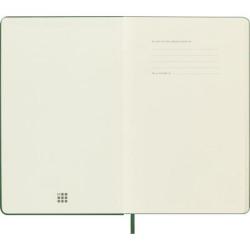 Notes MOLESKINE Classic L (13x21cm) w kropki, twarda oprawa, myrtle green, 240 stron, zielony