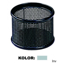 Pojemnik na spinacze metalowy srebrny Grand GR-010S