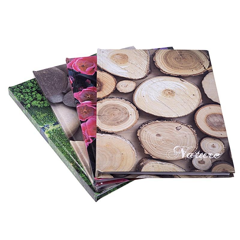 PAKIET Brulion OFFICE PRODUCTS, Nature, A5, w kratkę, 96 kart., mix