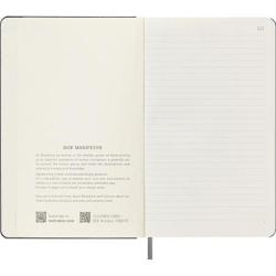 Notatnik MOLESKINE L (13x21 cm), Smart, w linie, twarda oprawa, czarny