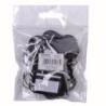 Zawieszki na klucze OFFICE PRODUCTS, 50x20mm, 10szt., czarne