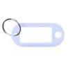 Zawieszki na klucze OFFICE PRODUCTS, 50x20mm, 10szt., białe