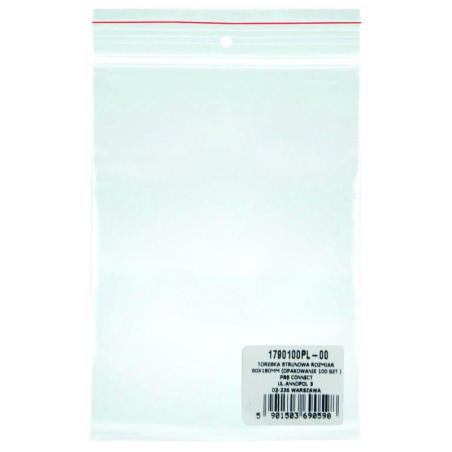 Torebka strunowa OFFICE PRODUCTS, LDPE, 80x180mm, 100szt., transparentna