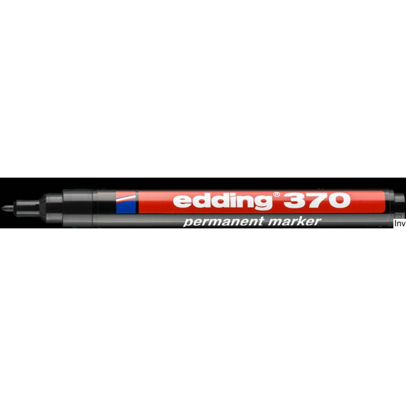 Marker niezmywalny Edding 370 czarny 1mm