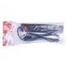 Przedłużacz OFFICE PRODUCTS, 5 gniazd, 3m, z uziemieniem i wyłącznikiem, czarny