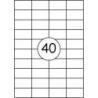 Etykiety OFFICE PRODUCTS, 48,5x25,4mm, białe, 100 ark.