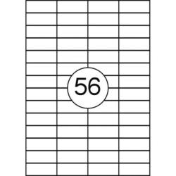 Etykiety OFFICE PRODUCTS, 52,5x21,2mm, białe, 100 ark.
