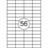 Etykiety OFFICE PRODUCTS, 52,5x21,2mm, białe, 100 ark.