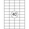 Etykiety OFFICE PRODUCTS, 52,5x29,7mm, białe, 100 ark.