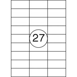 Etykiety OFFICE PRODUCTS, 70x30mm, białe, 100 ark.