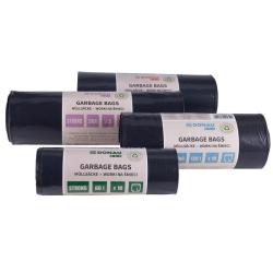 Worki na śmieci DONAU ECO, mocne (LDPE), 240l, 5 szt., czarne