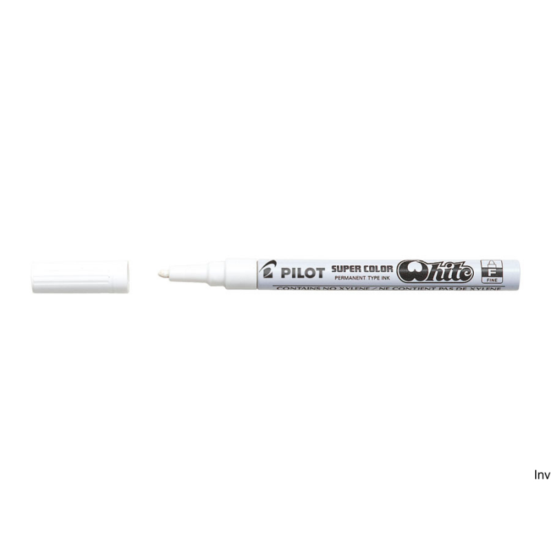Marker olejowy Pilot biały F, 3 mm, wodoodporny, szybkoschnący, do różnych powierzchni