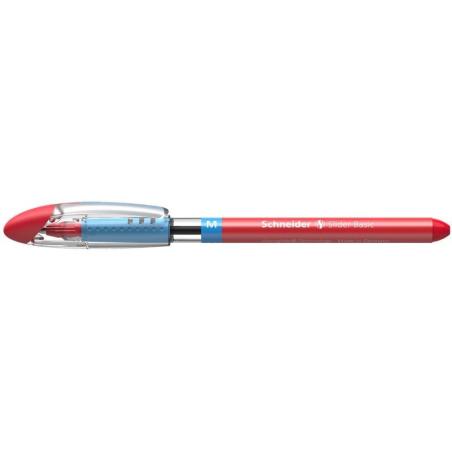 PAKIET Długopis SCHNEIDER Slider Basic, M, czerwony