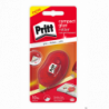 Klej w taśmie Pritt Roller Compact non-permanent 8,4mm x 10m, do papieru i kartonu, z recyklingowanego plastiku