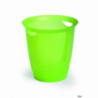 Kosz na śmieci 16 l jasnozielony przezroczysty Durable