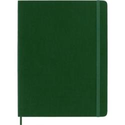 Notes MOLESKINE XL (19x25cm) w kropki, miękka oprawa, myrtle green, 192 strony, zielony