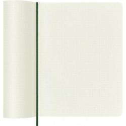 Notes MOLESKINE XL (19x25cm) w kropki, miękka oprawa, myrtle green, 192 strony, zielony
