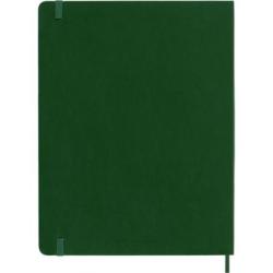 Notes MOLESKINE XL (19x25cm) w kropki, miękka oprawa, myrtle green, 192 strony, zielony