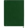 Notes MOLESKINE XL (19x25cm) w kropki, miękka oprawa, myrtle green, 192 strony, zielony